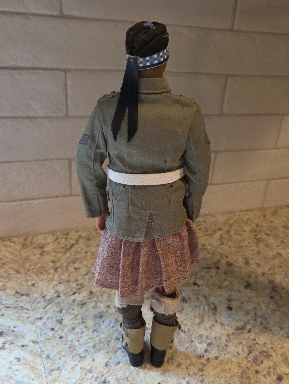1/6 Scale Military Action Figure In Kilt Uniform